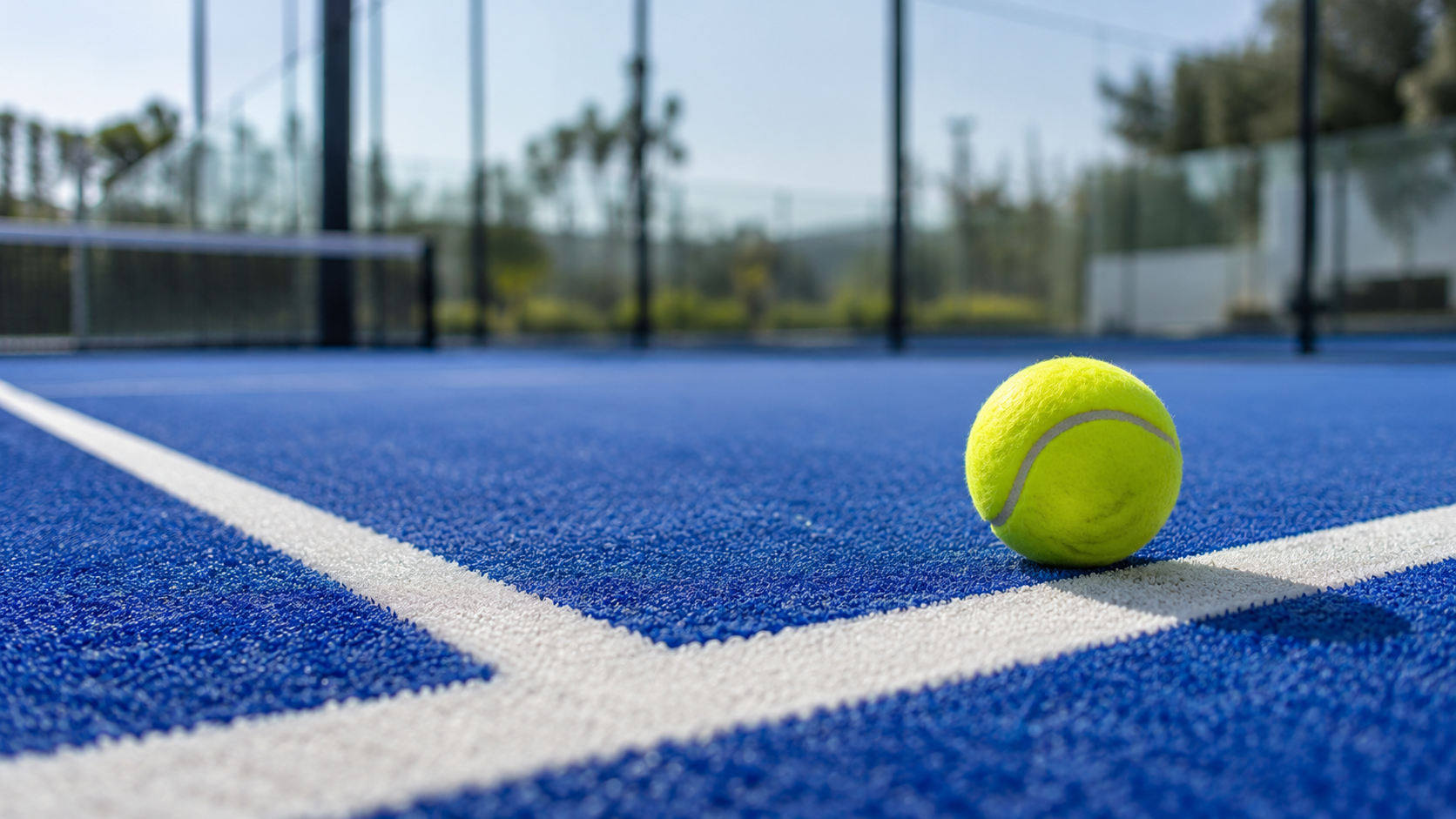 Imagine de atmosfera cu joc de padel la Zone 47